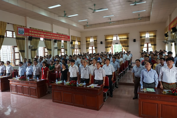 Đại hội cổ đ&ocirc;ng C&ocirc;ng ty CP M&ocirc;i trường v&agrave; c&ocirc;ng tr&igrave;nh đ&ocirc; thị Nghệ An