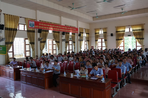 Đại hội cổ đ&ocirc;ng C&ocirc;ng ty CP M&ocirc;i trường v&agrave; c&ocirc;ng tr&igrave;nh đ&ocirc; thị Nghệ An